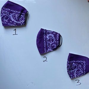 Beautiful Unique Handmade Masks ✨ Purple drop 💜
